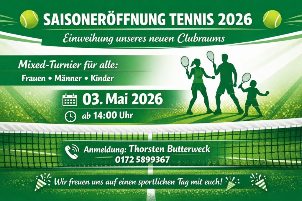 Saisoneröffnung Tennis 2026