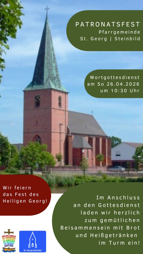 St. Georg Steinbild: Patronatsfest am 26. April