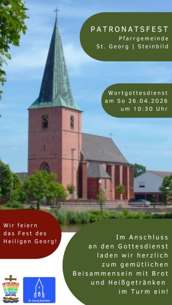 Einladung zum Patronatsfest der Pfarrgemeinde St. Georg