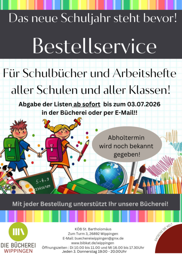 Wir kümmern uns um eure Schulbücher