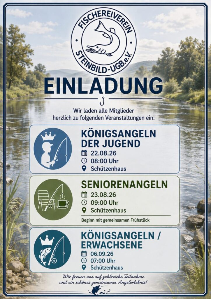 Einladung Fischereiverein