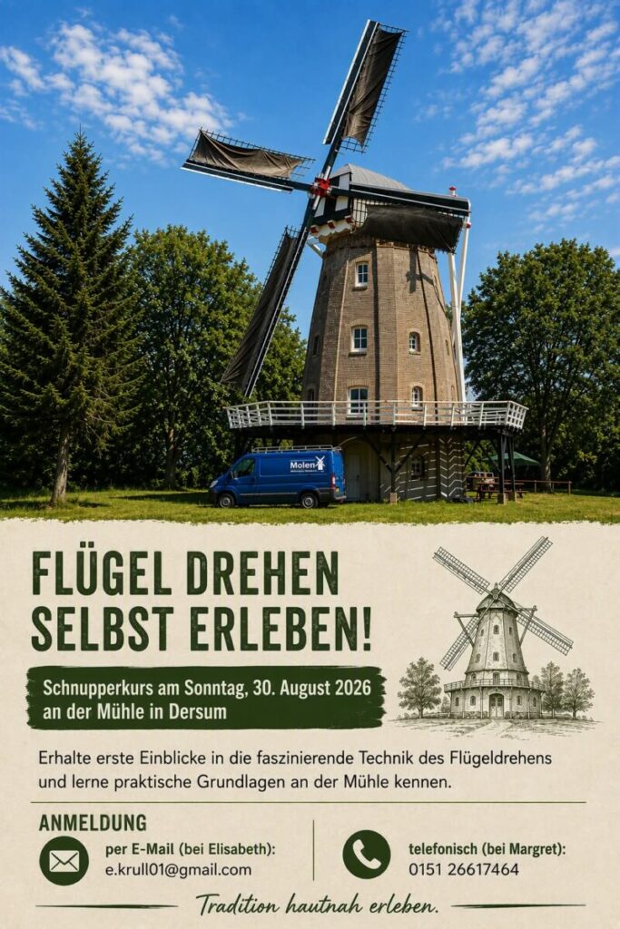 Flügel drehen selbst erleben!