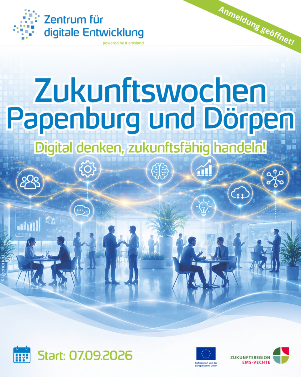 Zukunftswochen 2026: Digitalisierung zum Anfassen in Papenburg und Dörpen