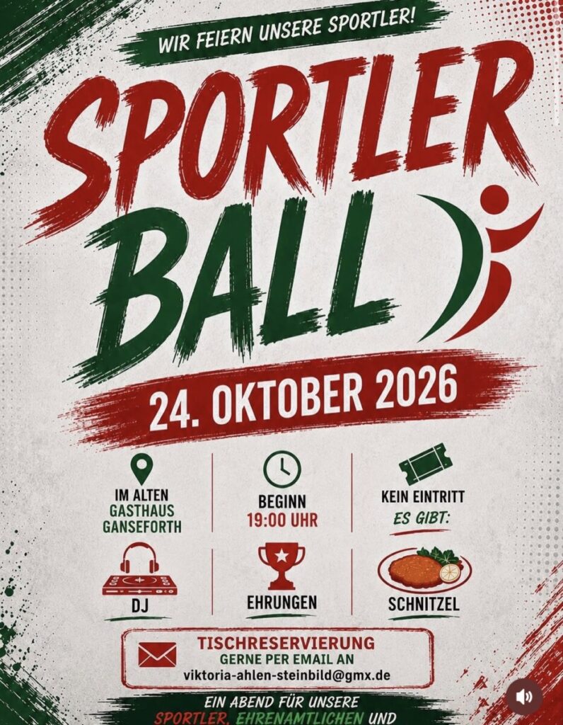 Sportlerball am 24.10.2026