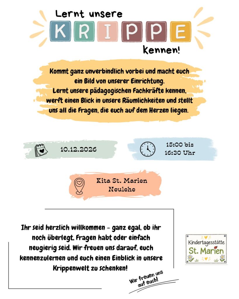 Kinderkrippe St. Marien in Neulehe